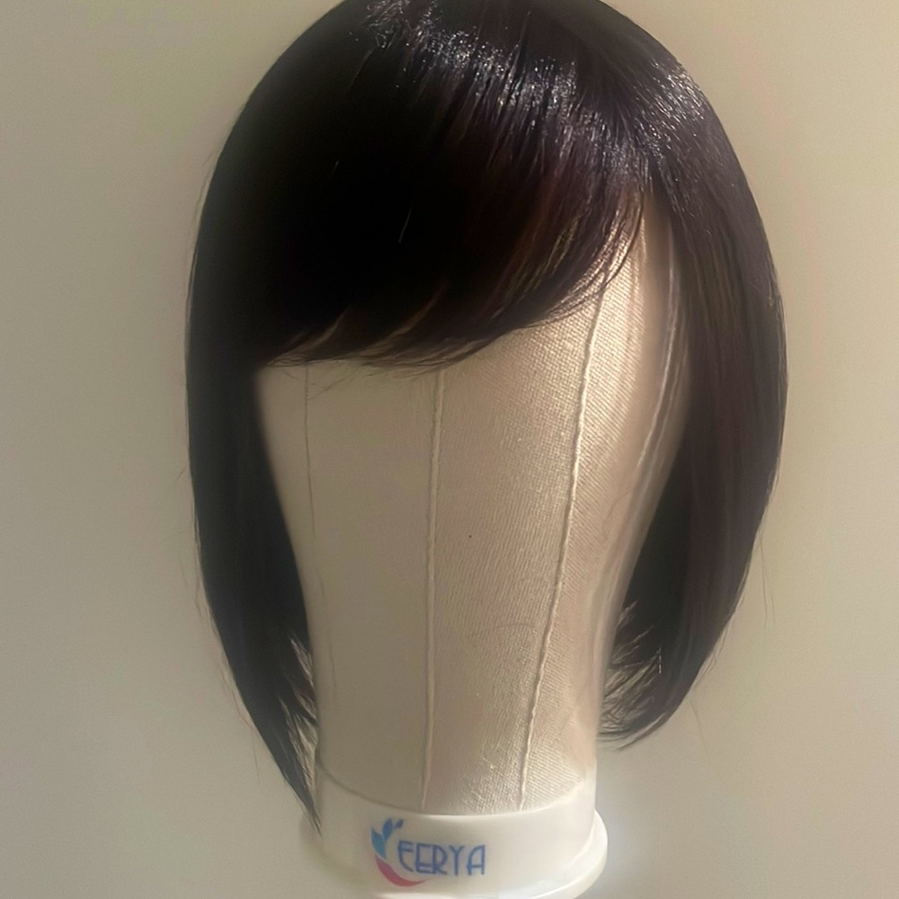 1B/burgundy synthetic wig